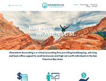 Tablet Screenshot of momentumcpa.com